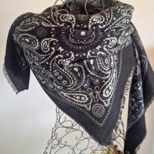 Foulard "Bandana Style" noir