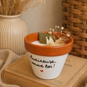 Bougie "Lumineuse comme toi"